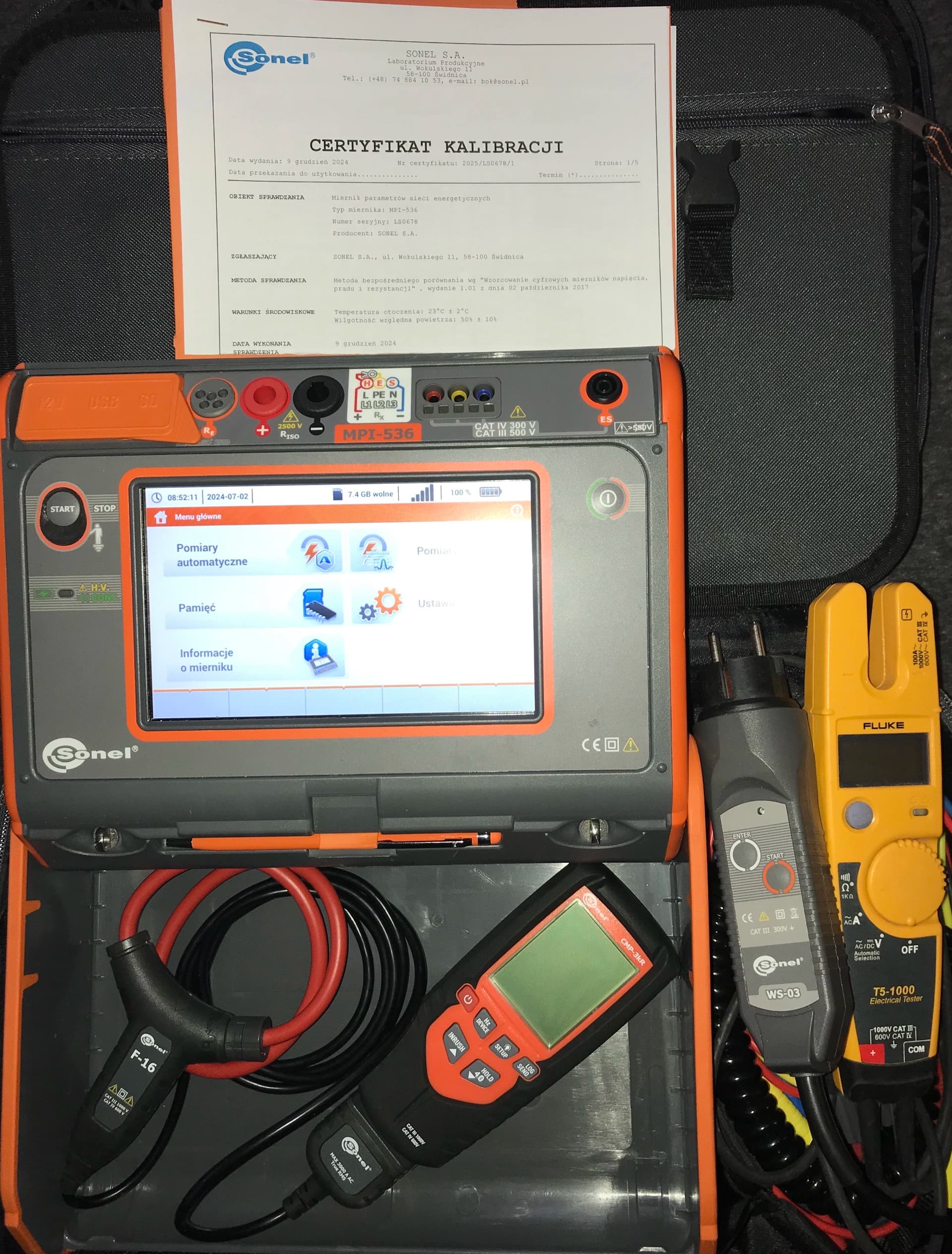 certyfikat kalibracji